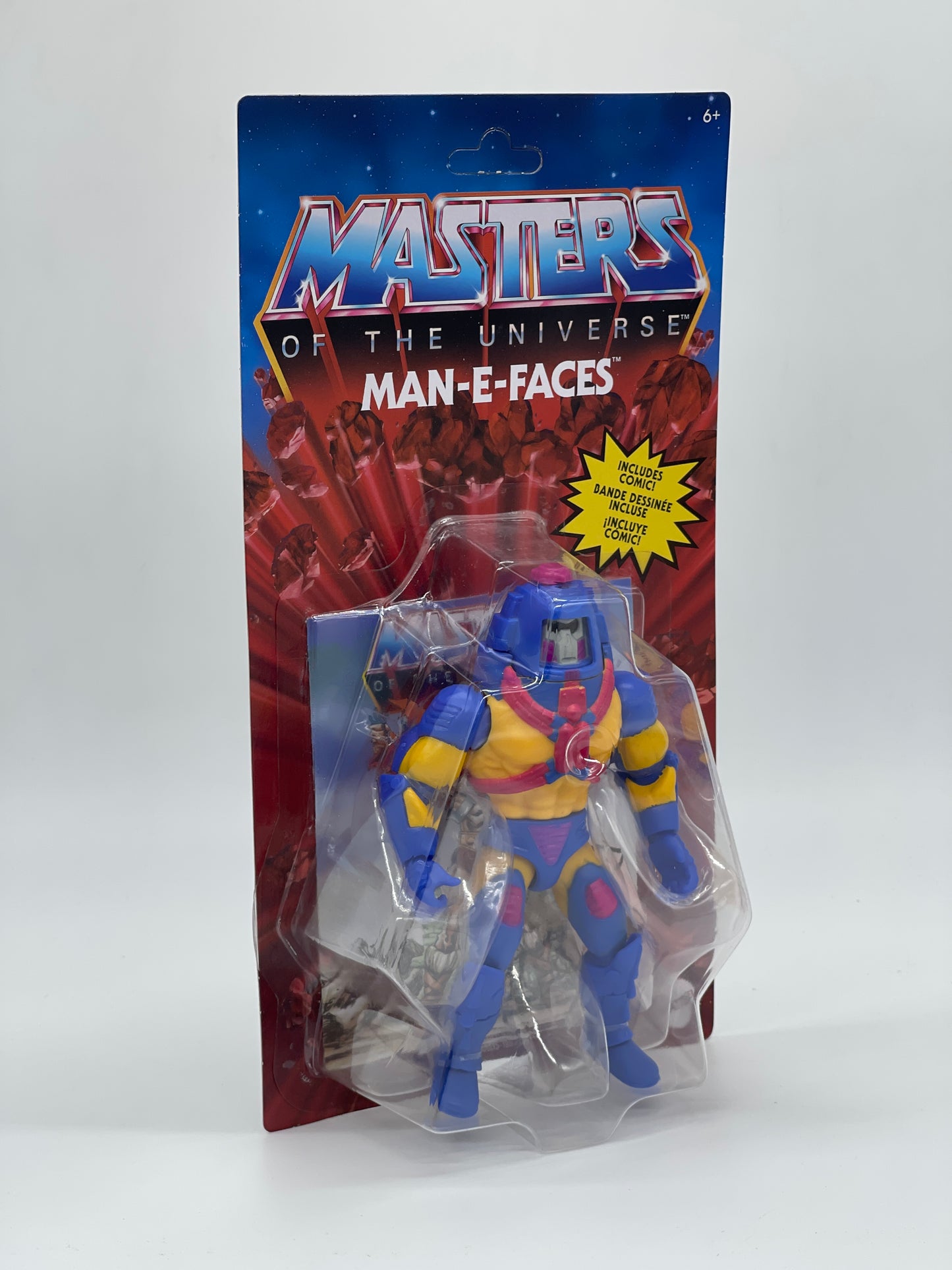 Masters of the Universe Origins "Man-E-Faces" unpunched MOTU (Mattel)