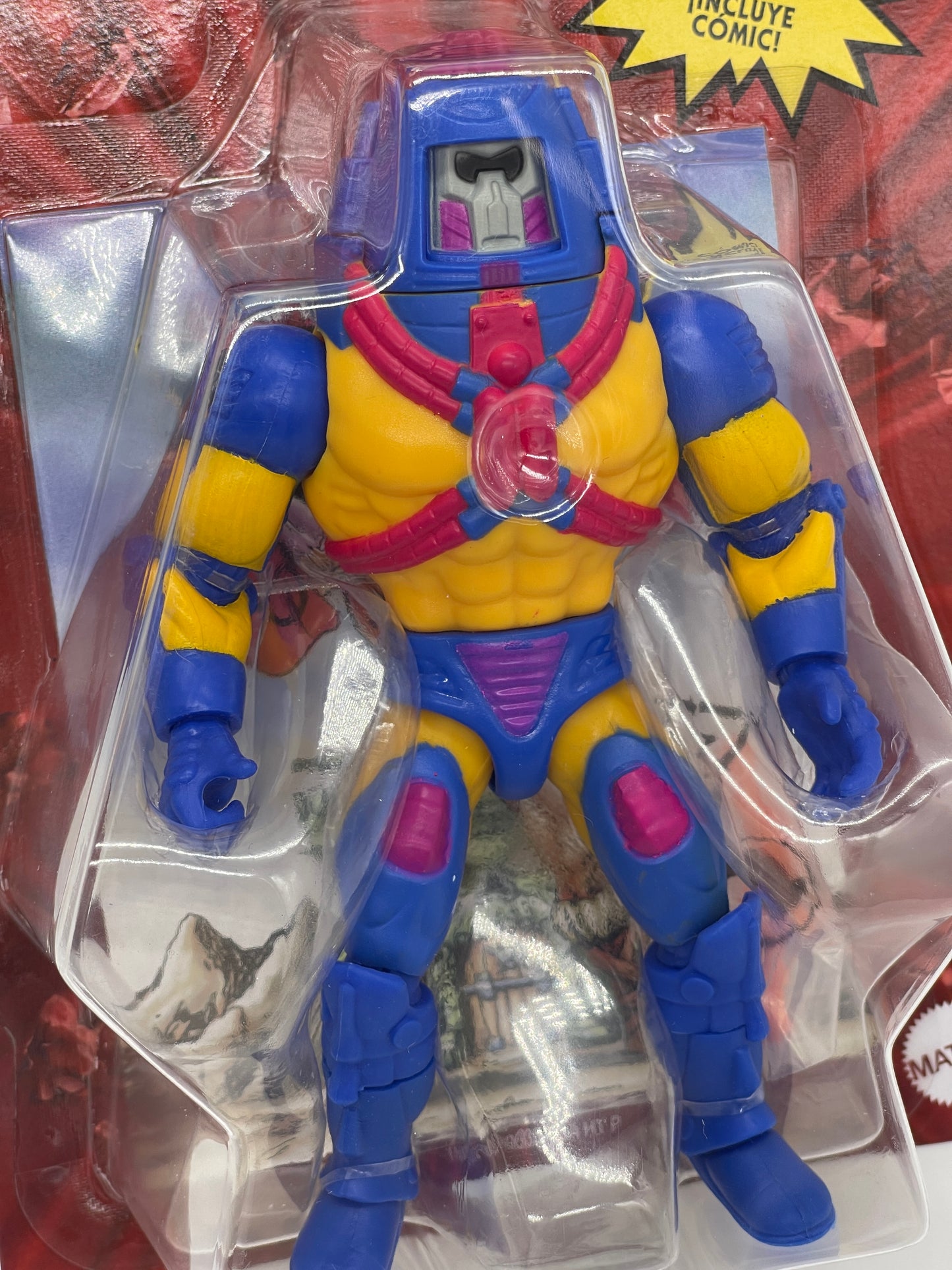 Masters of the Universe Origins "Man-E-Faces" unpunched MOTU (Mattel)