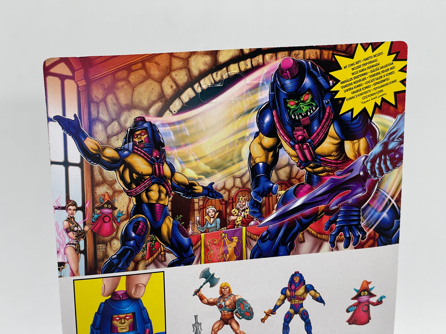 Masters of the Universe Origins "Man-E-Faces" unpunched MOTU (Mattel)