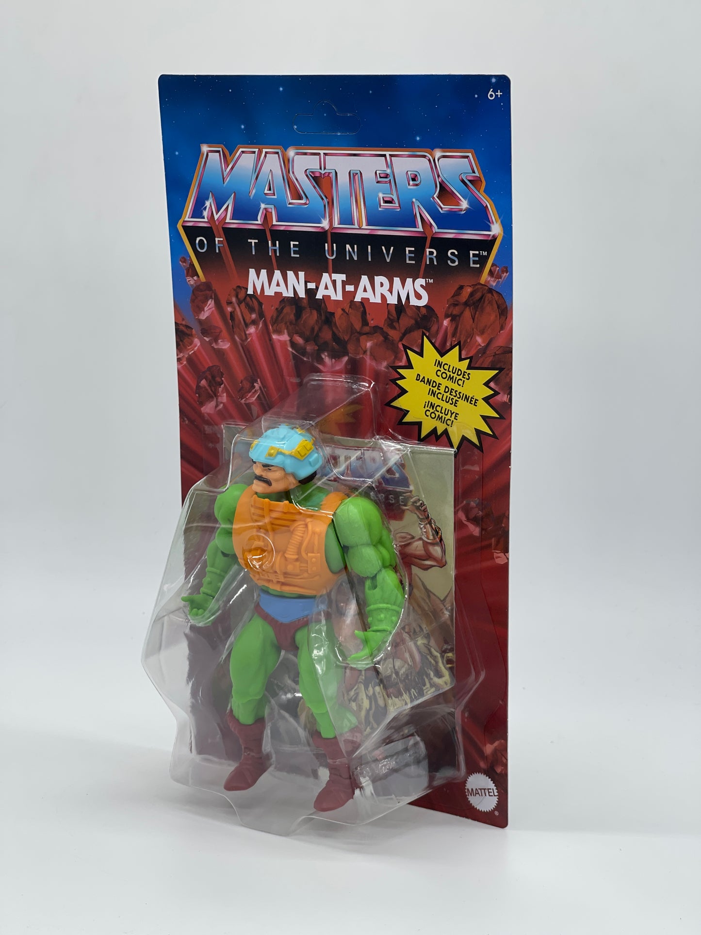 Masters of the Universe Origins "Man-At-Arms" unpunched MOTU (Mattel)