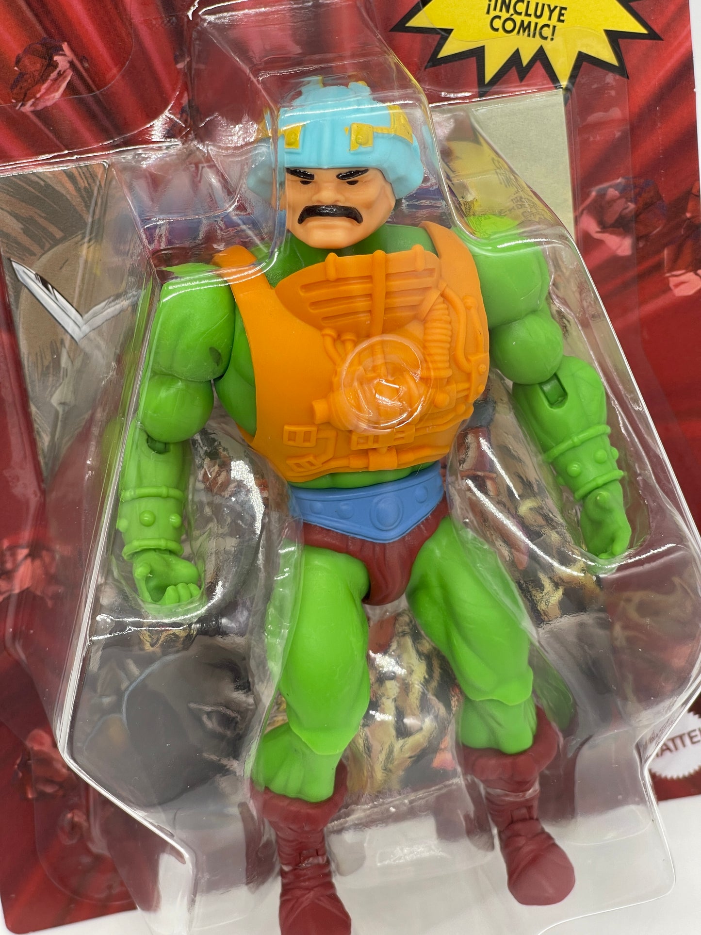 Masters of the Universe Origins "Man-At-Arms" unpunched MOTU (Mattel)