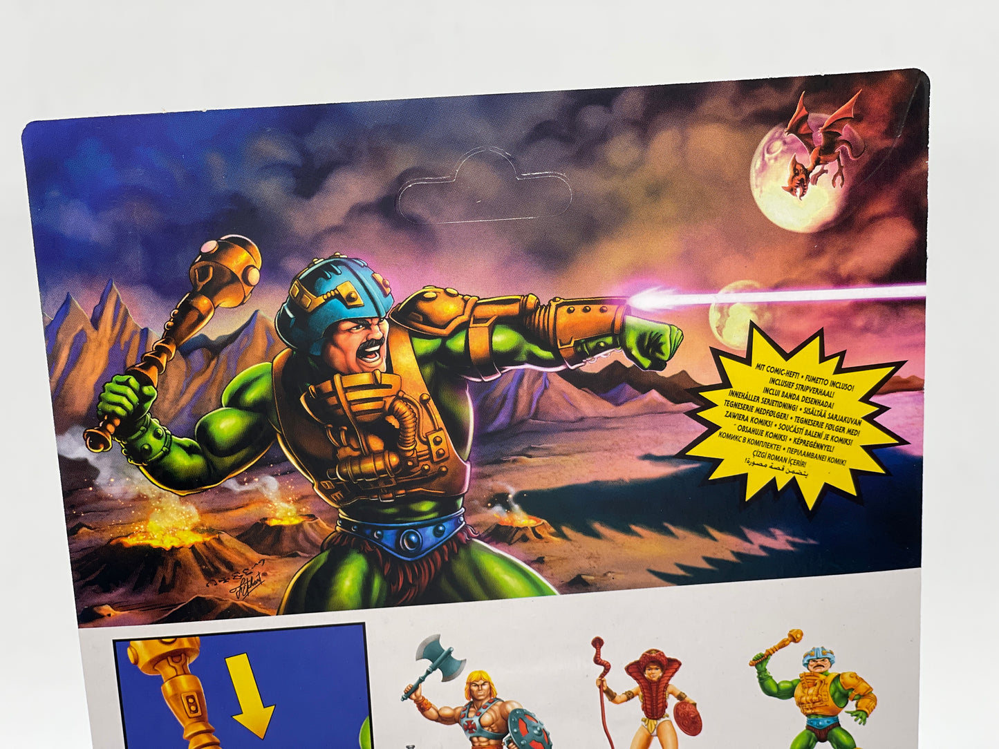 Masters of the Universe Origins "Man-At-Arms" unpunched MOTU (Mattel)