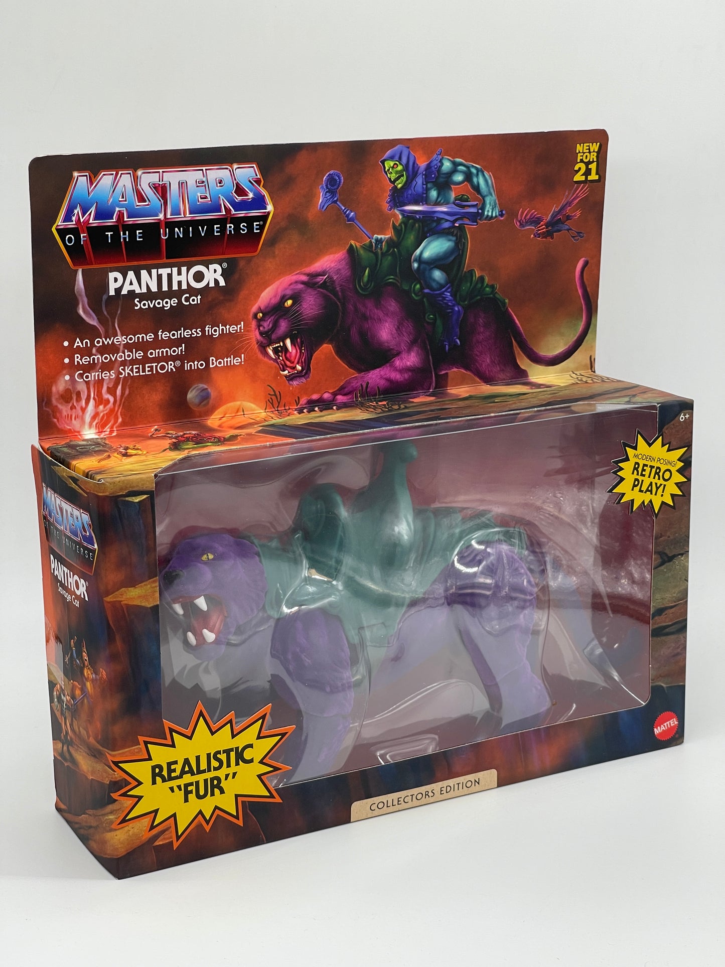 Masters of the Universe Origins "Panthor Savage Cat Flocked" - US Version (Mattel)
