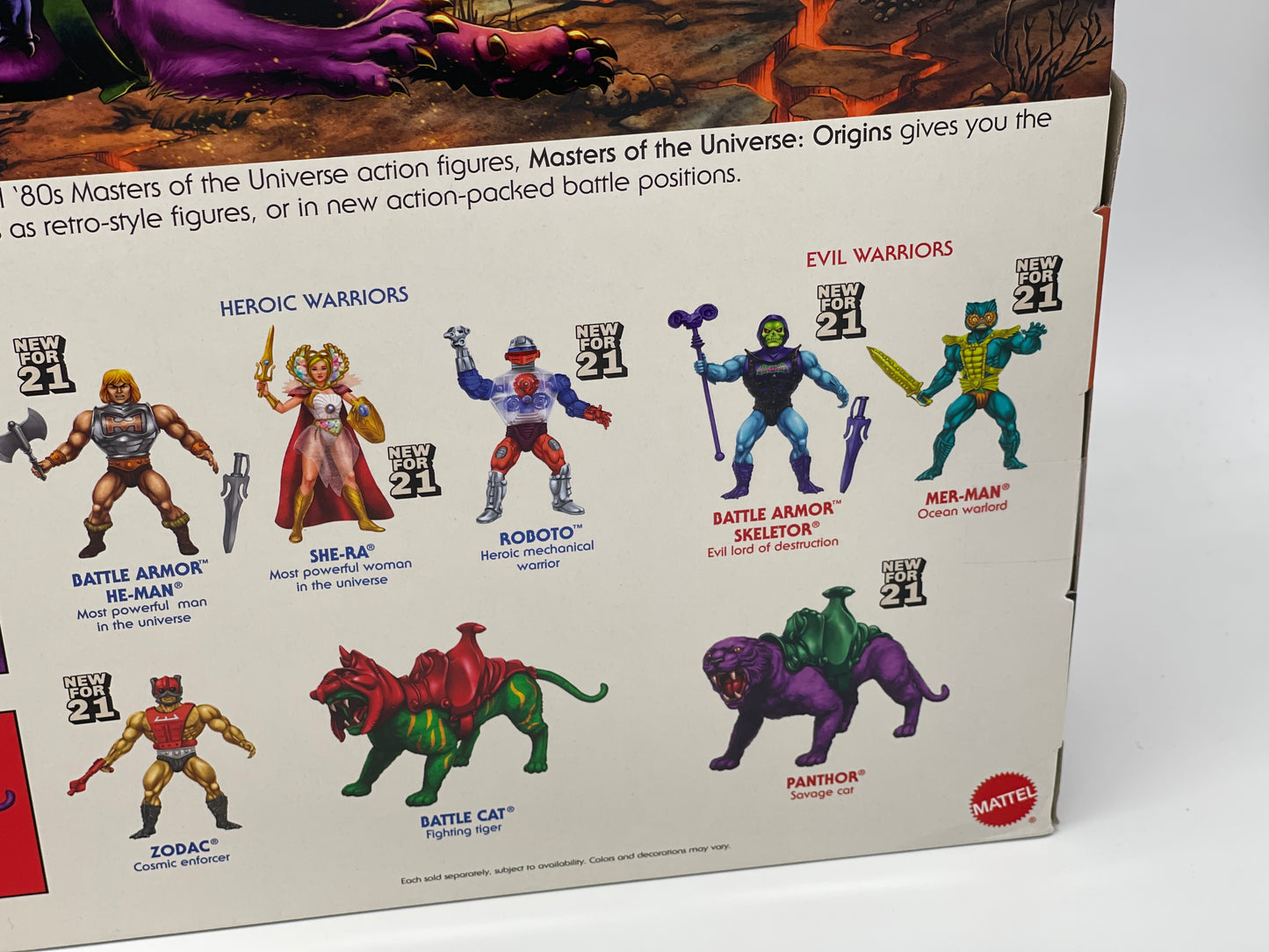 Masters of the Universe Origins "Panthor Savage Cat Flocked" - US Version (Mattel)
