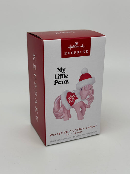 Hallmark Ornaments "Winter Chic Cotton Candy" My Little Pony Keepsake (2024)