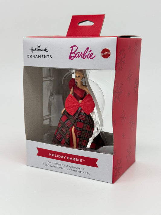 Décoration de sapin de Noël Hallmark Ornaments « Holiday Barbie 2024 » Mattel (2024)