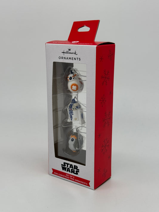Décoration de sapin de Noël Star Wars « BB-8 / R2-D2 / Porg » de Hallmark Ornaments (2024)