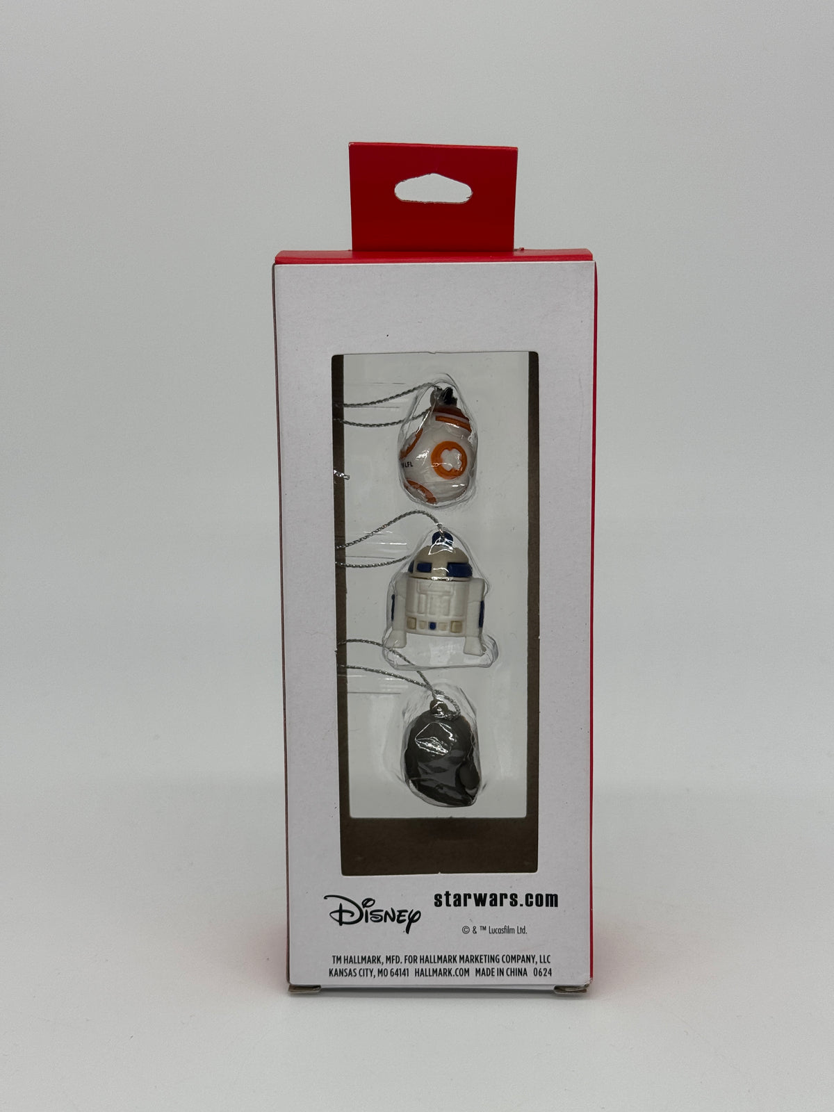 Décoration de sapin de Noël Star Wars « BB-8 / R2-D2 / Porg » de Hallmark Ornaments (2024)