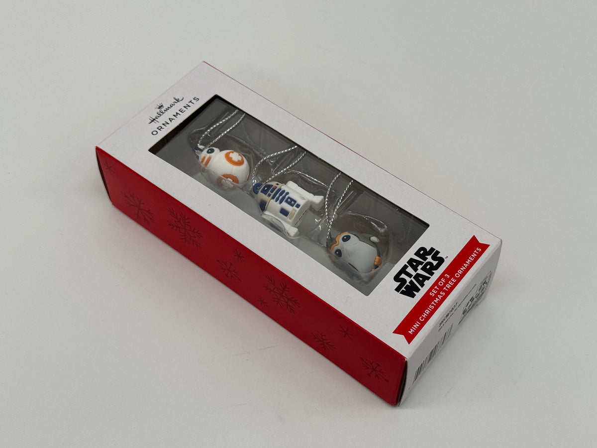 Décoration de sapin de Noël Star Wars « BB-8 / R2-D2 / Porg » de Hallmark Ornaments (2024)