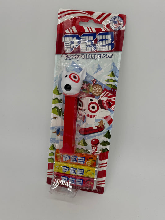 PEZ « Bullseye Dog » Target Supermarket, importé des États-Unis, 3 saveurs (2024)