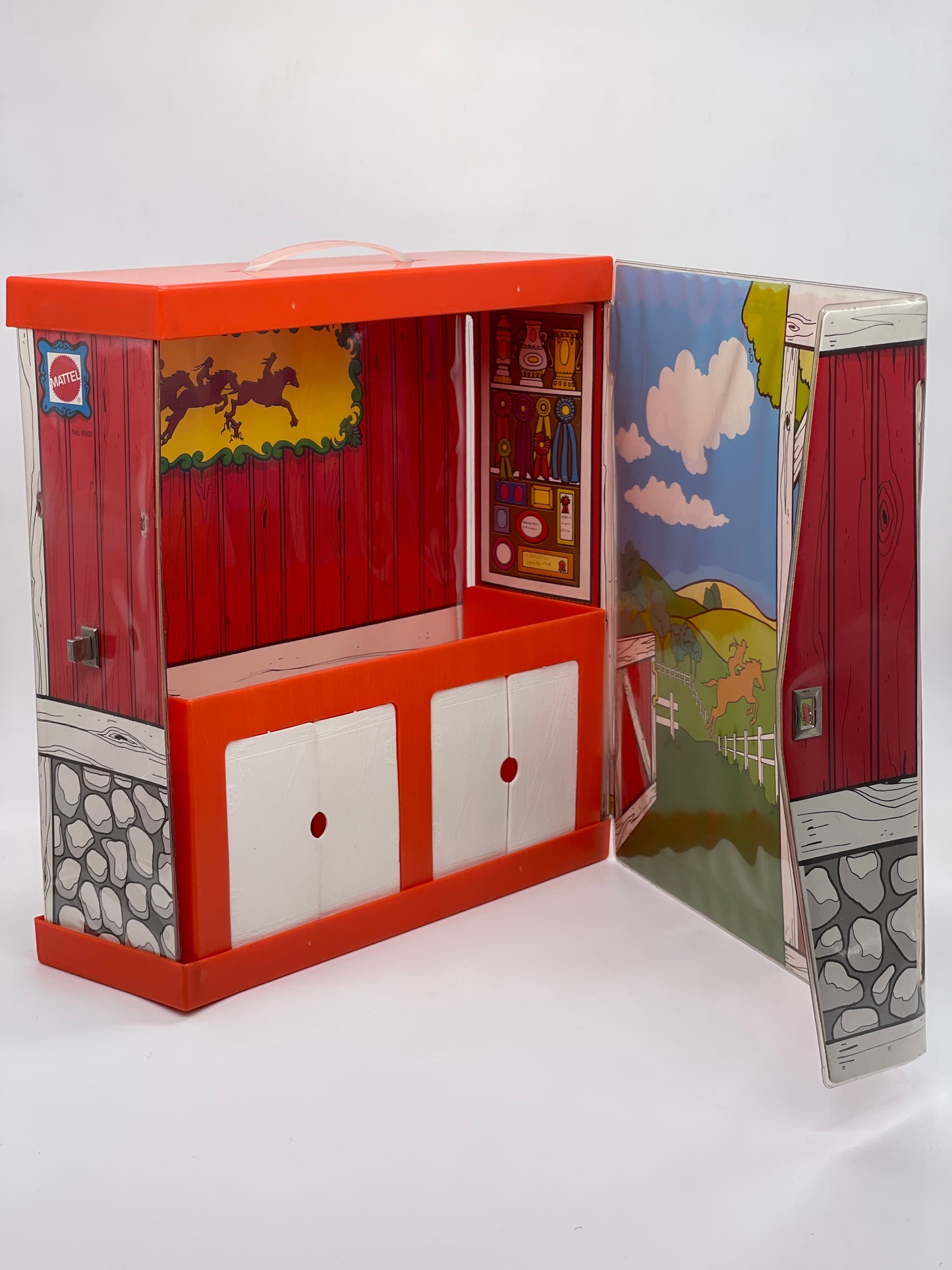 Barbie Vintage "Pferdestall" Koffer, lose, Mattel (1976)
