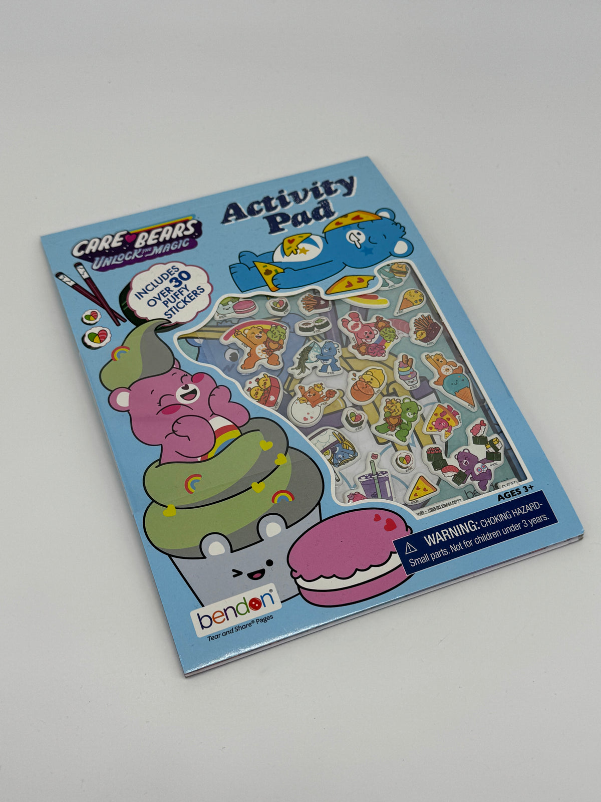 Care Bears "Activity Pad mit über 30 Puffy Stickern" Unlock the Magic (2024) - End of Toys Store