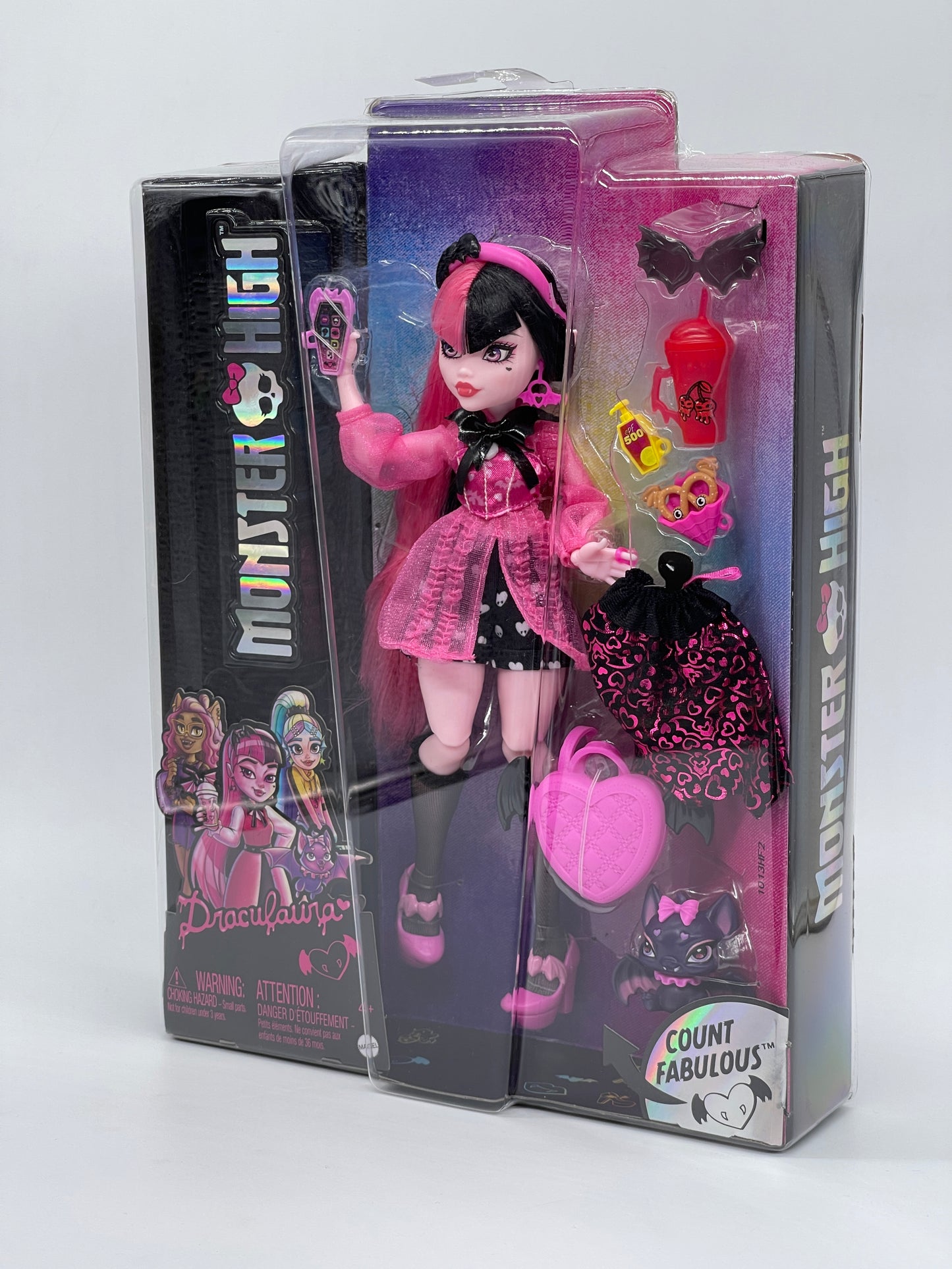 Monster High "Draculaura mit Count Fabulous" Reboot, Mattel (2022)