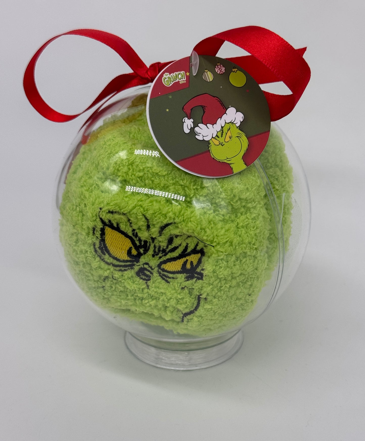 The Grinch "Anti-Slip Socks Christmas Tree Decoration" Size 38-45, fluffy and soft (2024)