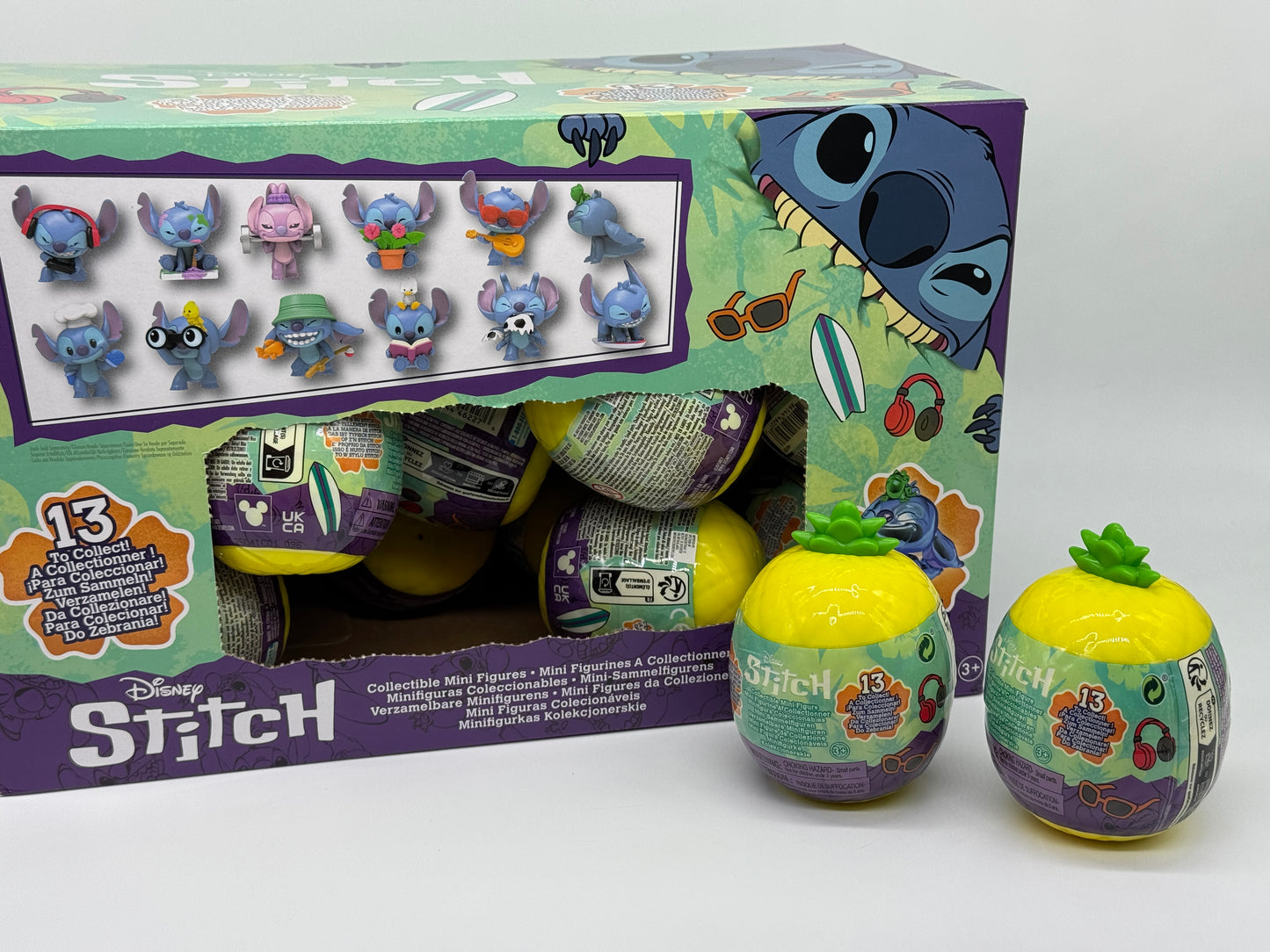 Disney Lilo & Stitch « Figurine de collection Ananas en sachet surprise » That's so Stich Series #1 Hobbies Collectible (2024)