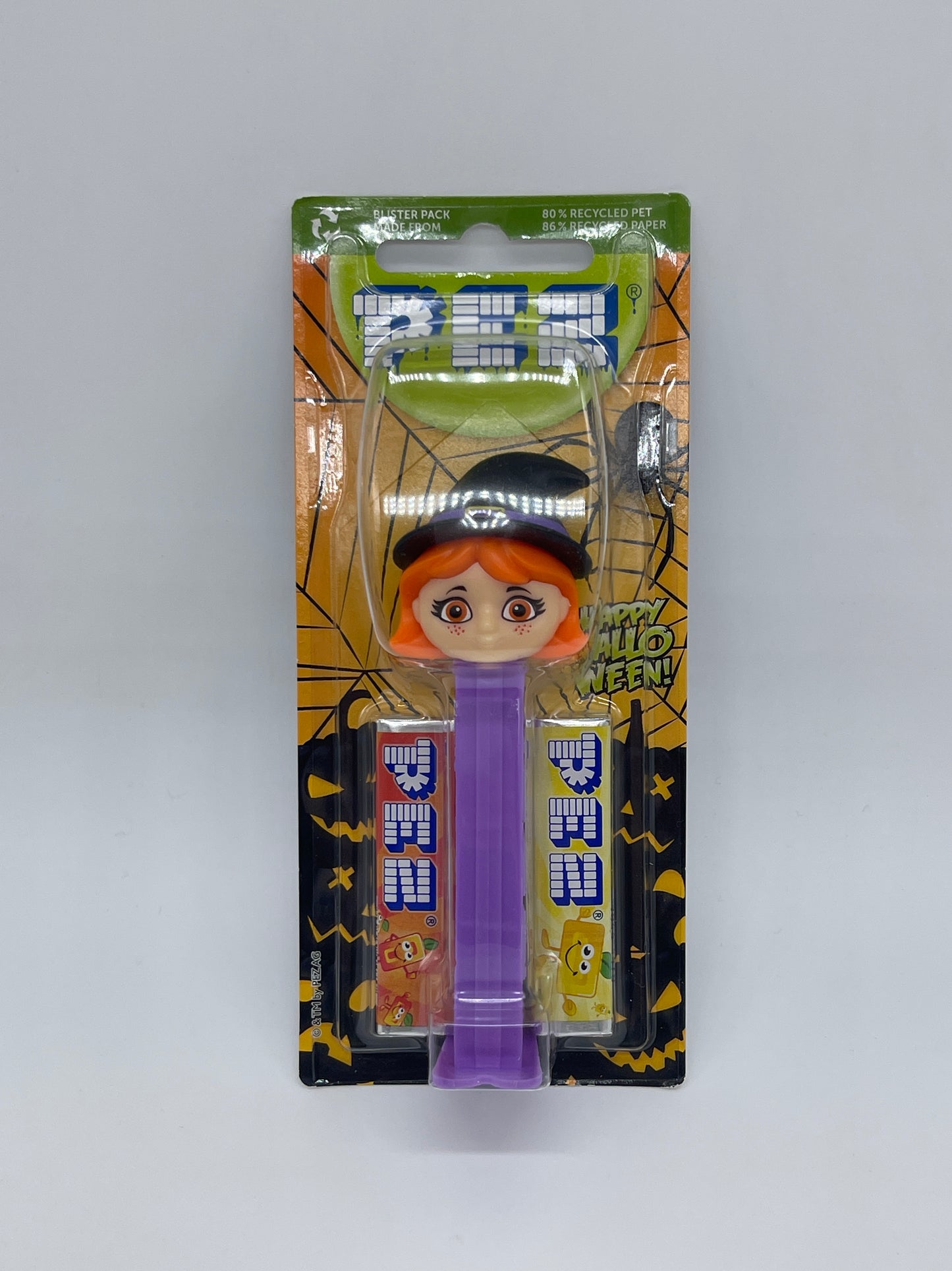 6x PEZ Happy Halloween 2023 "Vampir, Mumie, Kürbis, Hexe, Geist, Fledermaus"