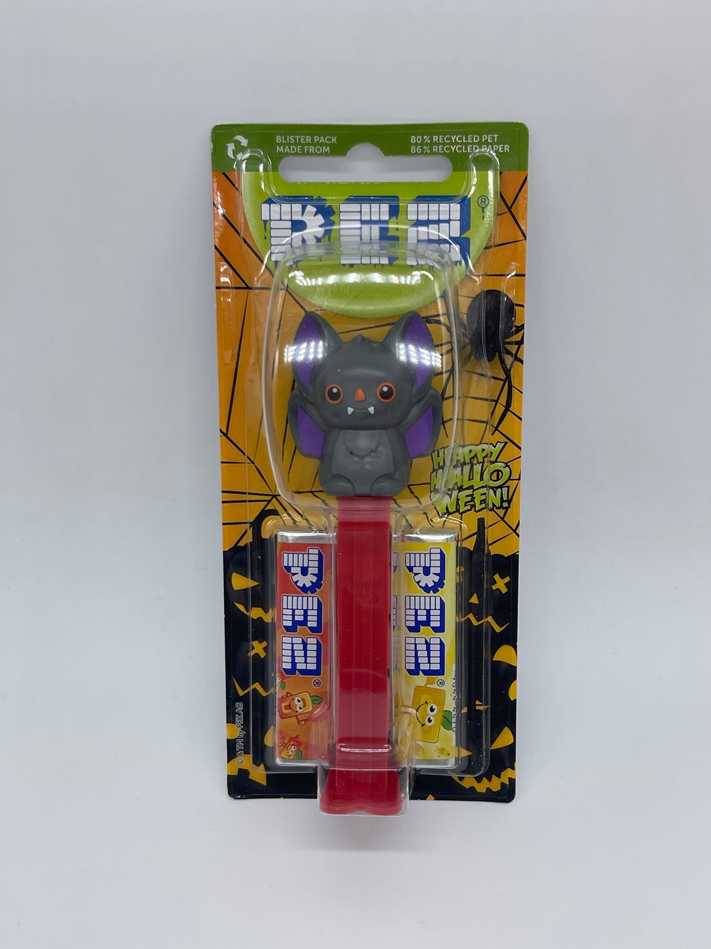 6x PEZ Happy Halloween 2023 "Vampir, Mumie, Kürbis, Hexe, Geist, Fledermaus"