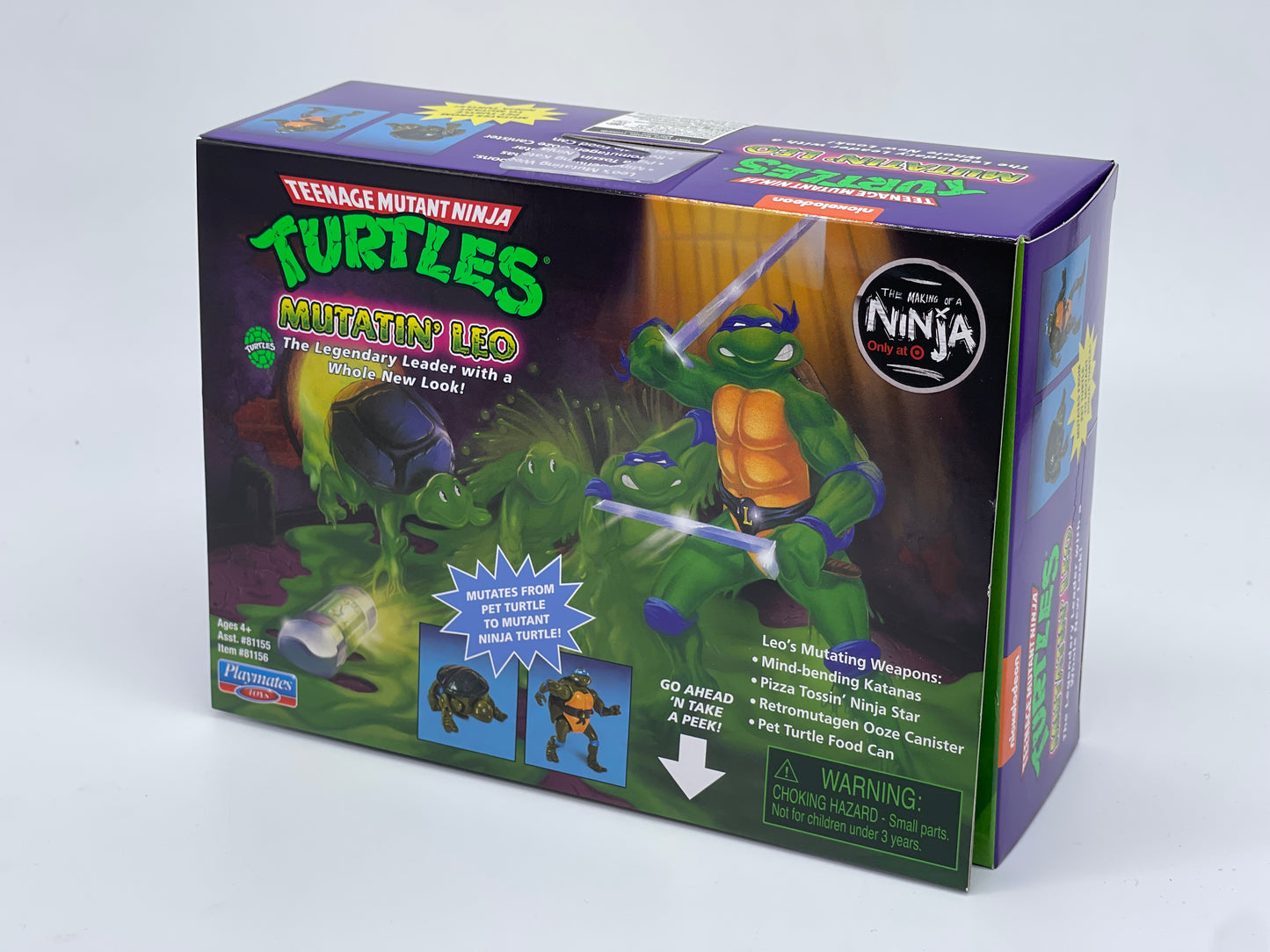 Teenage Mutant Ninja Turtles "Mutatin' Leo" The Making of a Ninja Target Exclusive