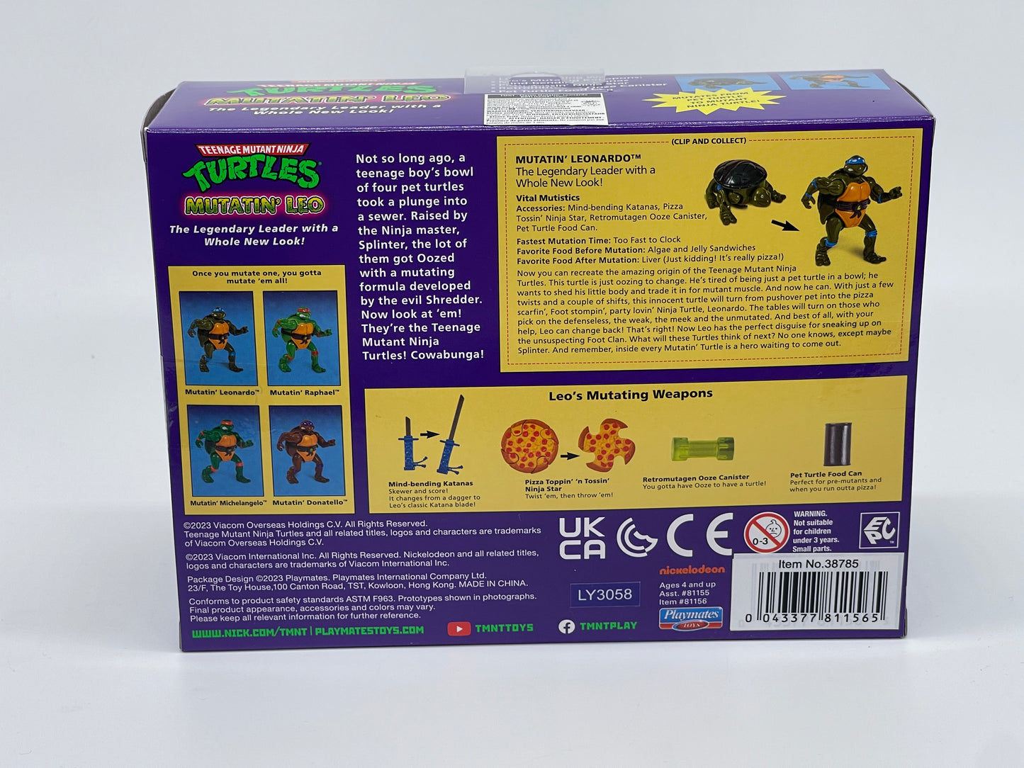 Teenage Mutant Ninja Turtles "Mutatin' Leo" The Making of a Ninja Target Exclusive