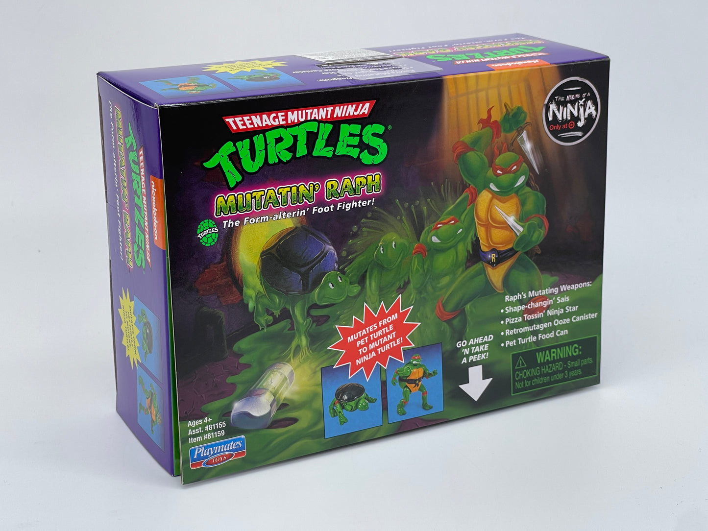 Teenage Mutant Ninja Turtles "Mutatin' Raphael" The Making of a Ninja Target Exclusive
