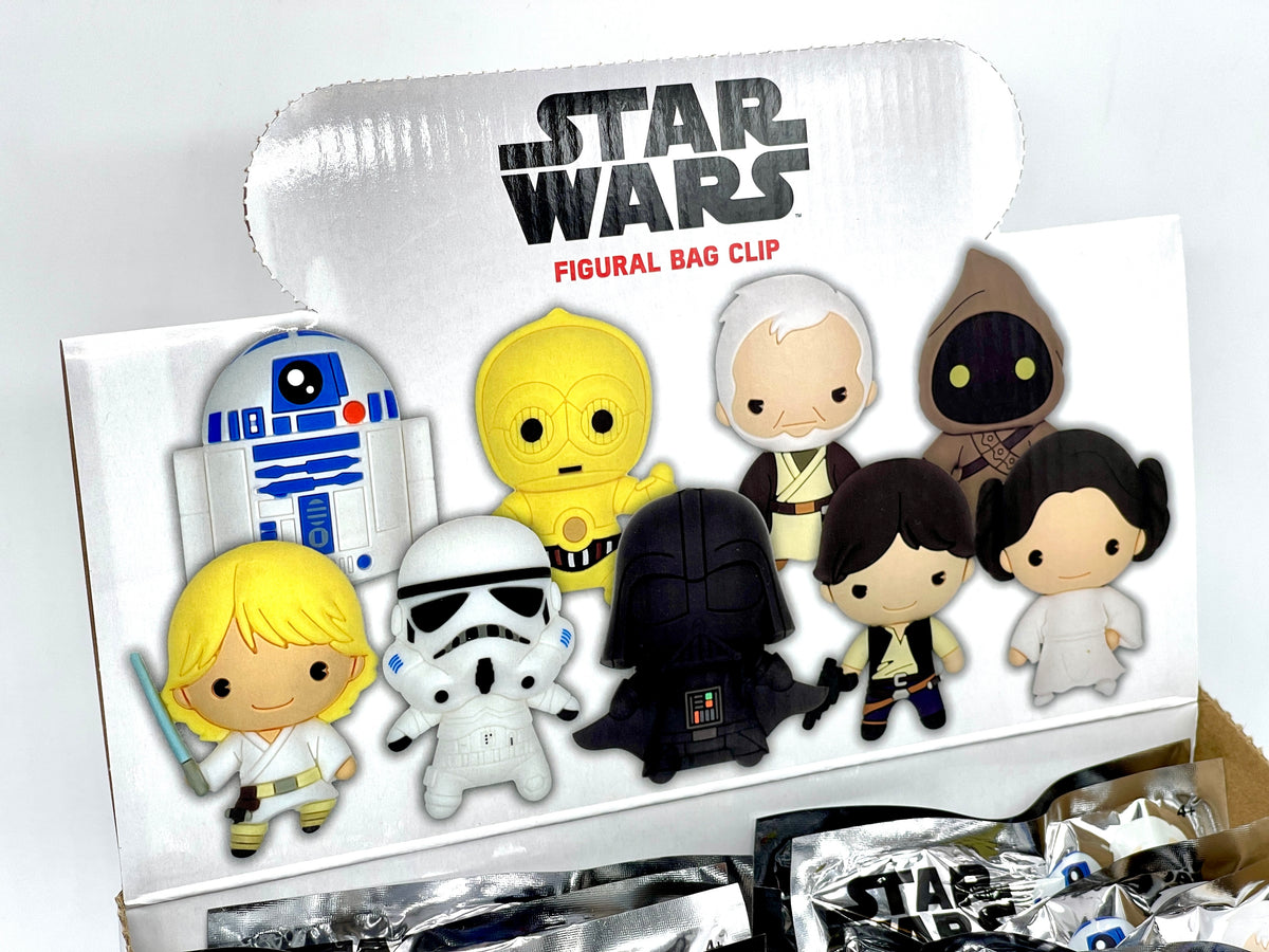 Star Wars 3D "Taschenanhänger" Figural Bag Clip Schlüsselanhänger Serie 1 (Monogram) - End of Toys Store