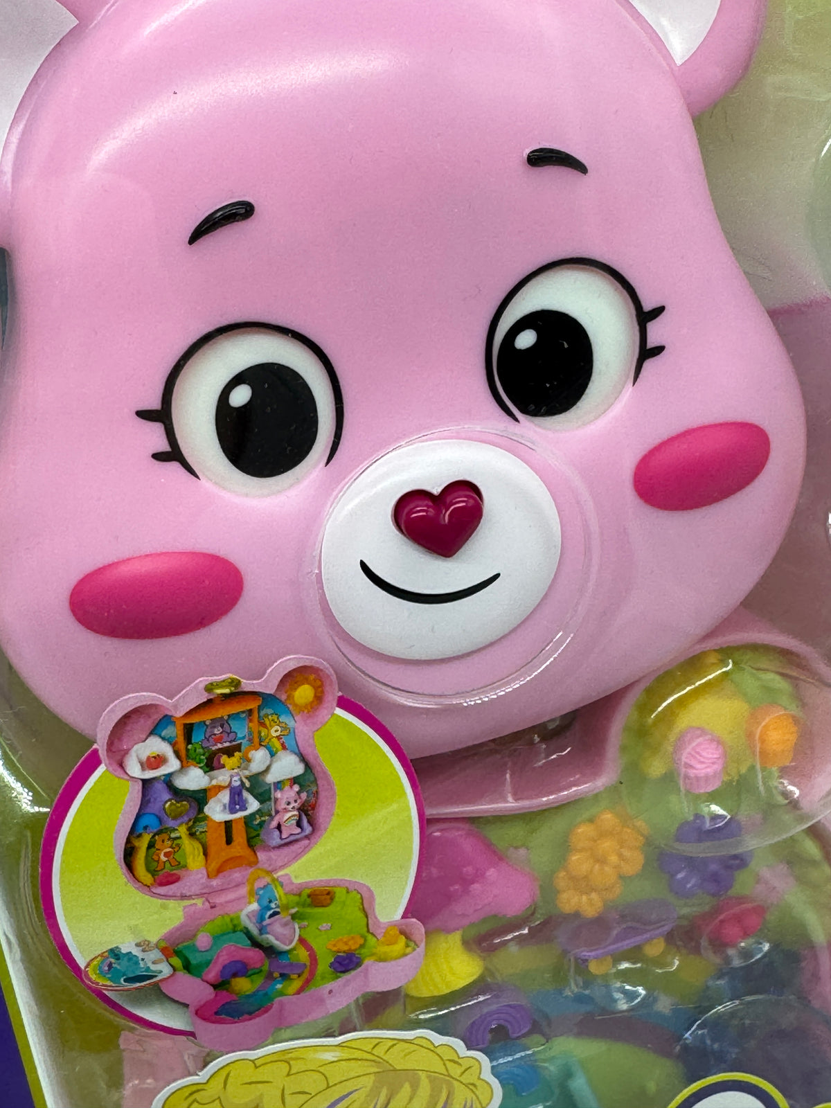 Polly Pocket "Die Glücksbärchi Care Bears" mit Wolkenfahrzeug, Grumpy und Hurrabärchi (2024) - End of Toys Store