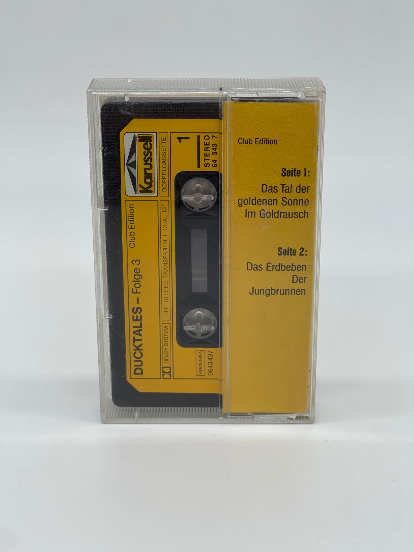 Disney's Duck Tales Club Edition Hörspielkassette Folge 3 +4 (1989)