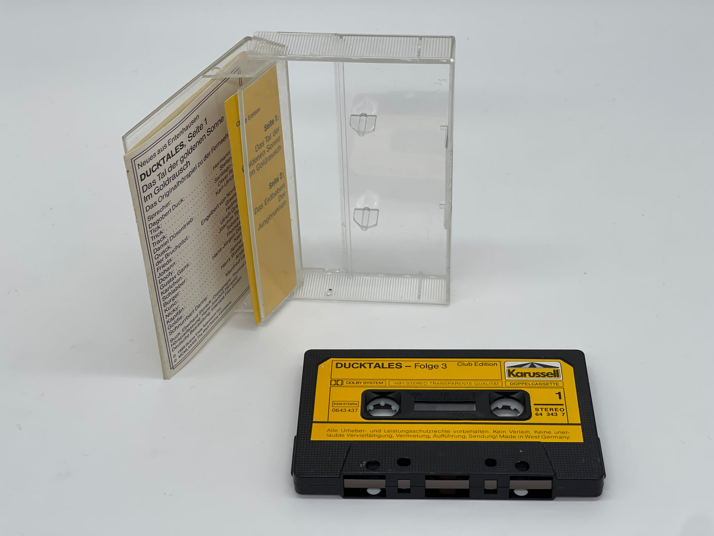 Disney's Duck Tales Club Edition Hörspielkassette Folge 3 +4 (1989)