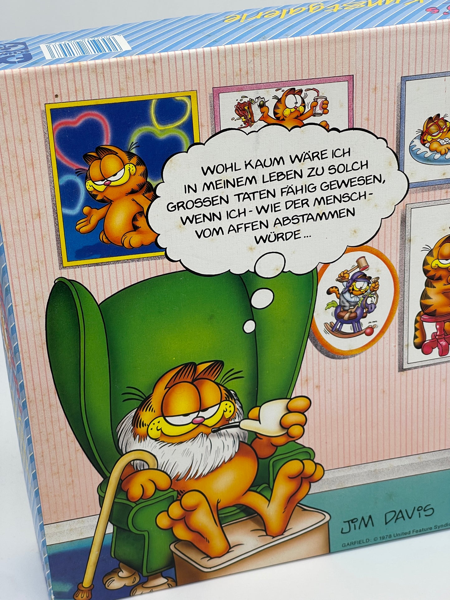 Garfield's "Kunstgalerie" 1000 Teile Puzzle 67,5 x 44 cm FX Schmid Spiele 1978 Vintage