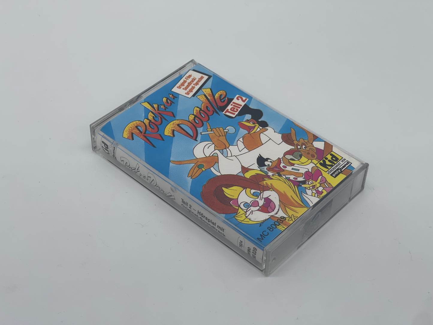 "Rock a Doodle Teil 2" Hörspielkassette mit Original Soundtrack und Sprechern (1991)