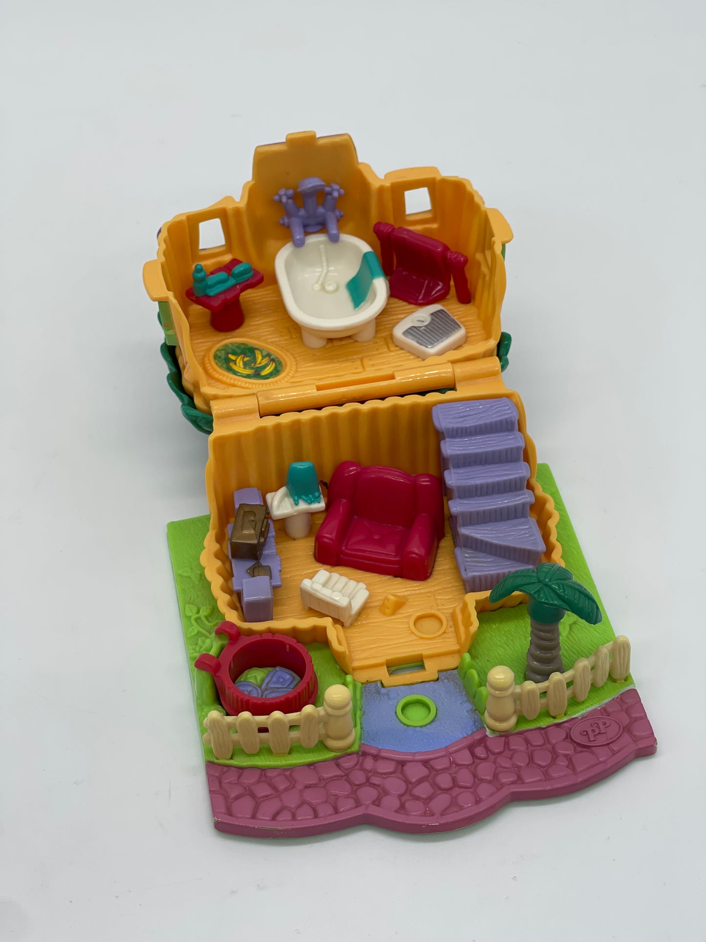 Polly Pocket "Elephant House / Elefanten Haus" Schatulle Vintage (1994, Bluebird)