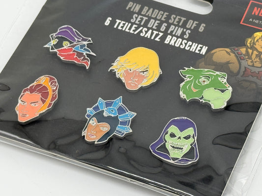 Masters of the Universe "Ansteck-Buttons / Pins" 6-er Pack (2022)