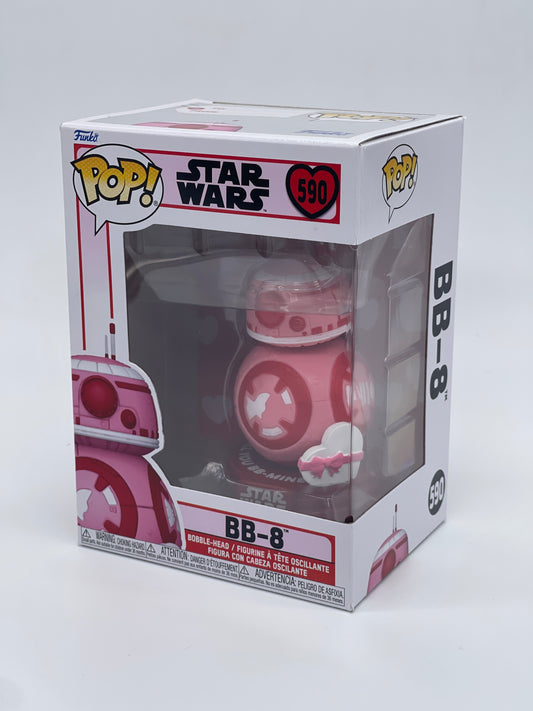 Funko Pop Star Wars 590 "BB-8" <3 Valentines Edition <3 Bobble Head (2022)