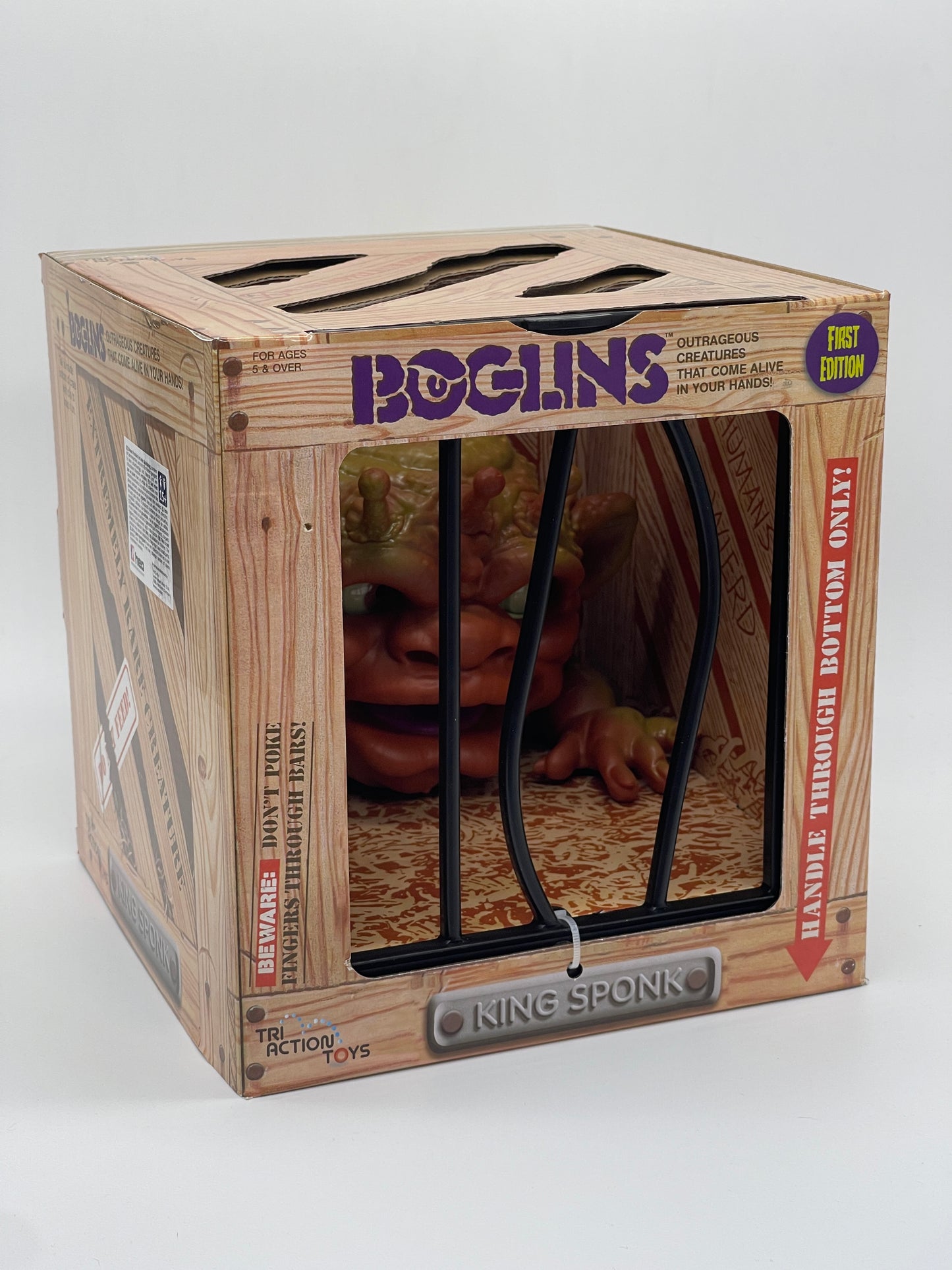Boglins "King Sponk" First Edition Large Boglins Species Handpuppe Humungus