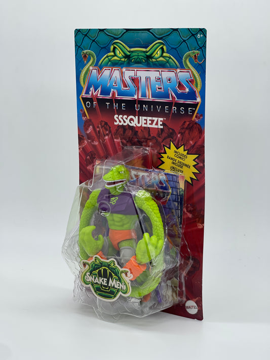 Masters of the Universe Origins "Sssqueeze" Snake Men unpunched MOTU (2023)