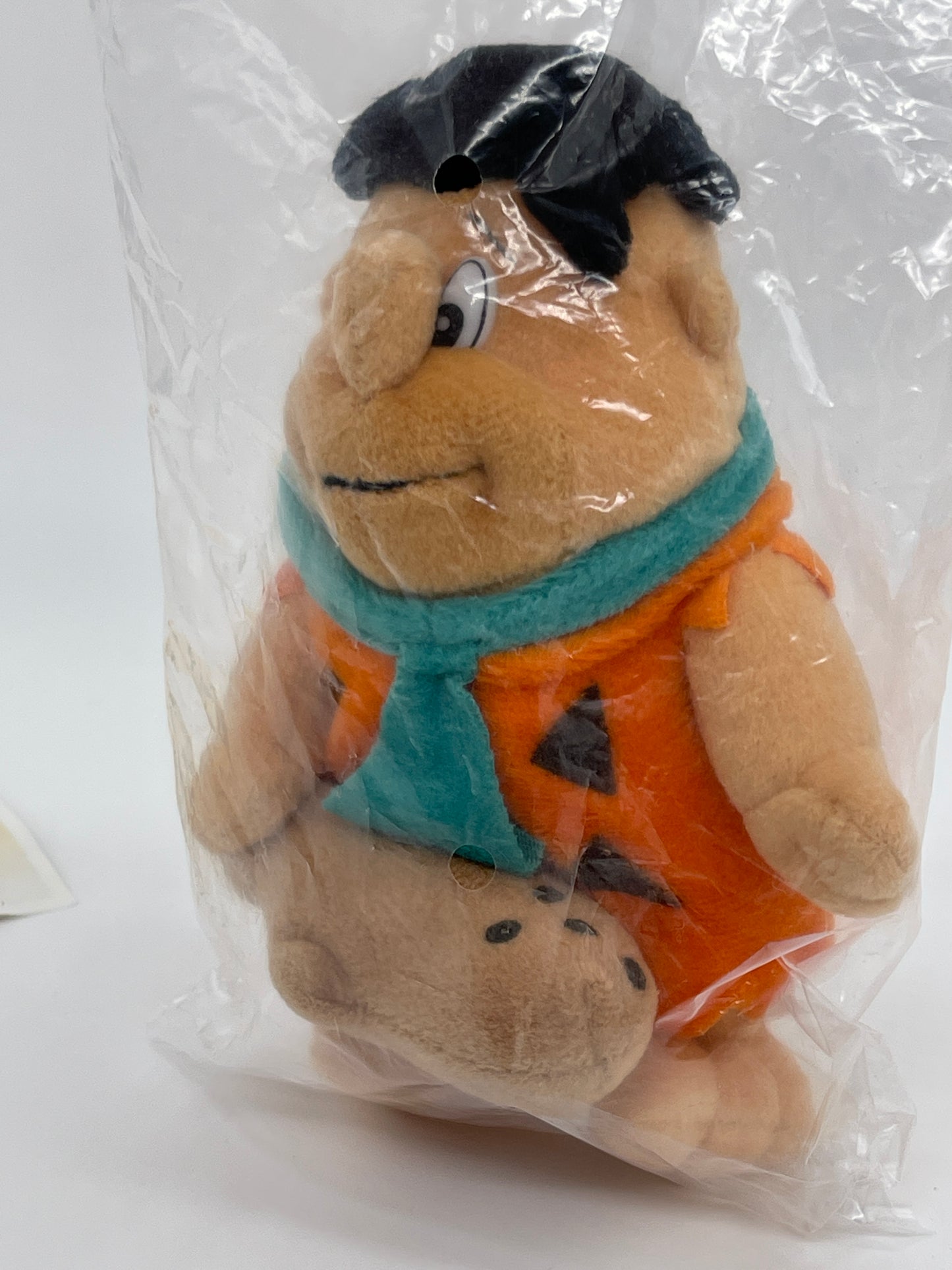 Kinder Freunde "Fred Feuerstein" Familie Feuerstein Plüschfigur Vintage 2001 (versiegelt)