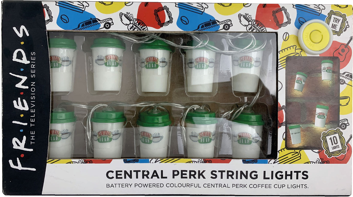 Friends "Lichterkette" Central Perk Coffee To-Go Becher batteriebetrieben (10 Lichter) - End of Toys Store