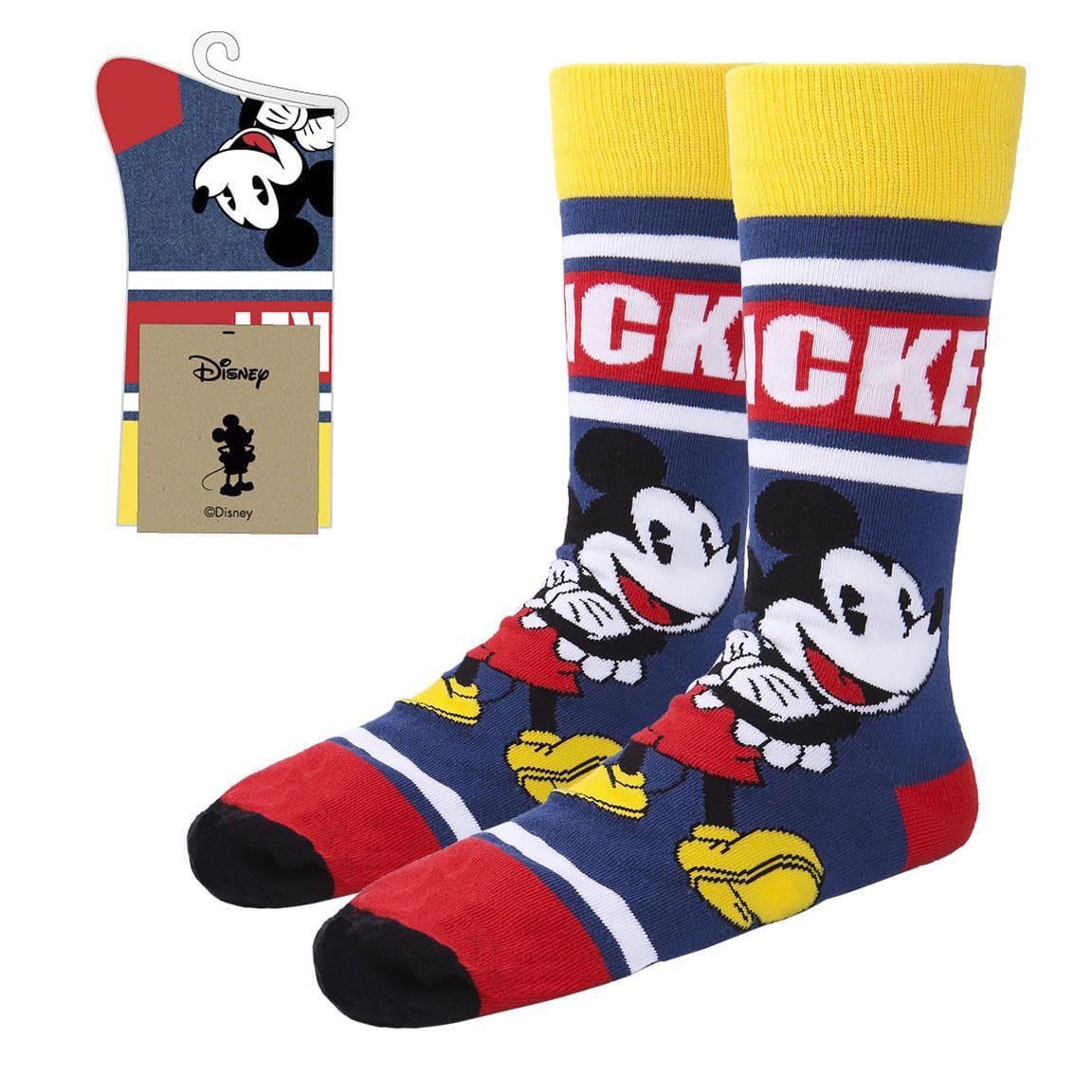 Chaussettes Disney Mickey Mouse de différentes tailles (tailles 36-41 et 40-46)