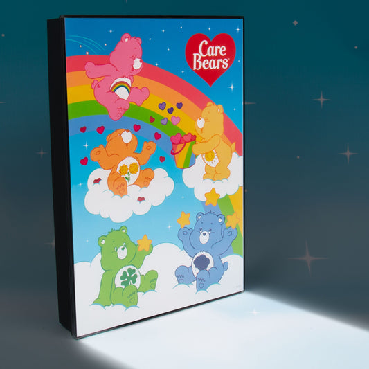 Care Bears Glücksbärchi "Poster mit Leuchtfunktion im Retro Look" inkl. USB Kabel