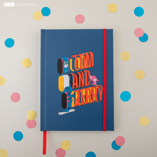 Warner Bros 100 Jahre "Tom & Jerry" Notizbuch 200 Seiten Hardcover Linienlayout DIN A5