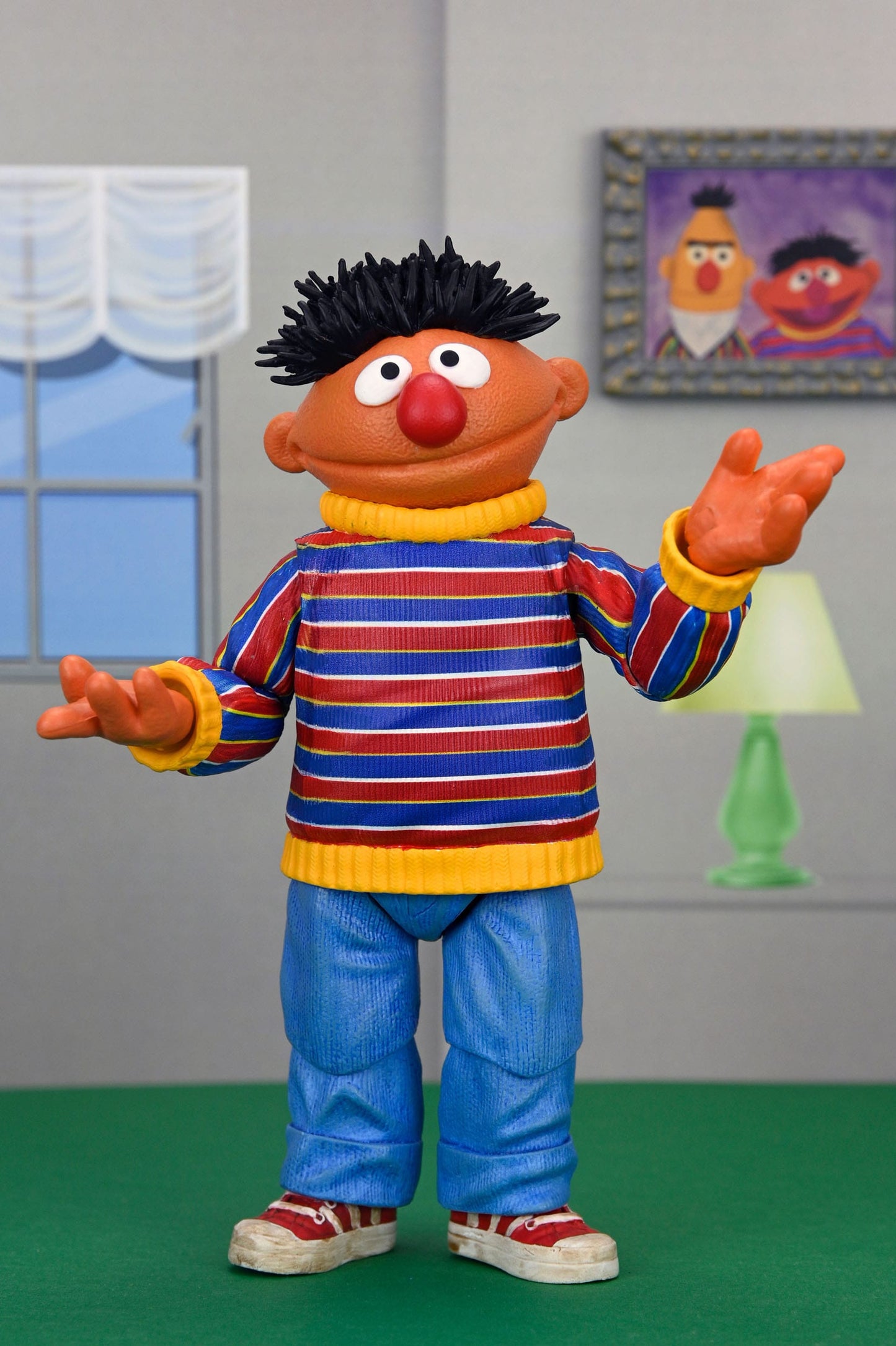 Sesamstraße "Ernie mit dem Buchstabe C" Sesame Street Ultimate Sammlerfigur 18 cm Neca (2024)