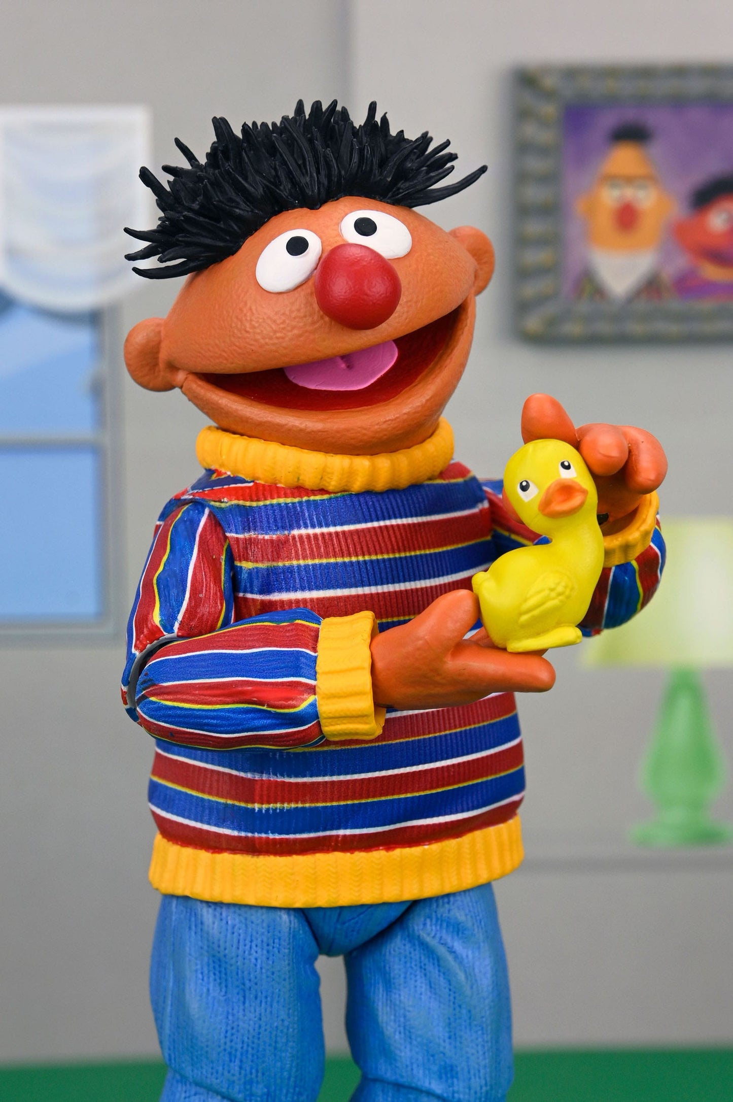 Sesamstraße "Ernie mit dem Buchstabe C" Sesame Street Ultimate Sammlerfigur 18 cm Neca (2024)