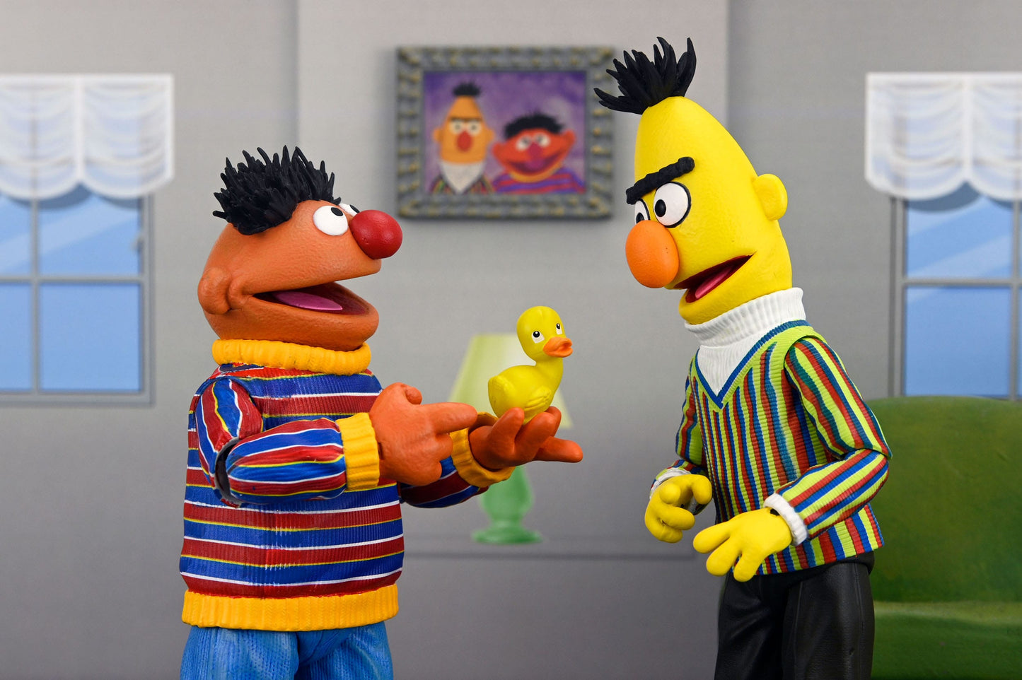 Sesamstraße "Ernie mit dem Buchstabe C" Sesame Street Ultimate Sammlerfigur 18 cm Neca (2024)