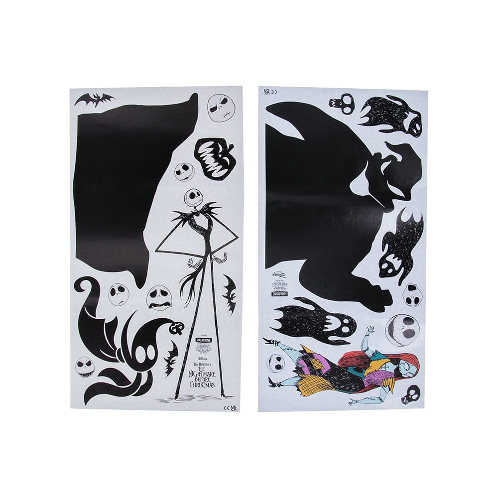 Nightmare Before Christmas Wandaufkleber Fenster Set Glow In The Dark (40 Stück)
