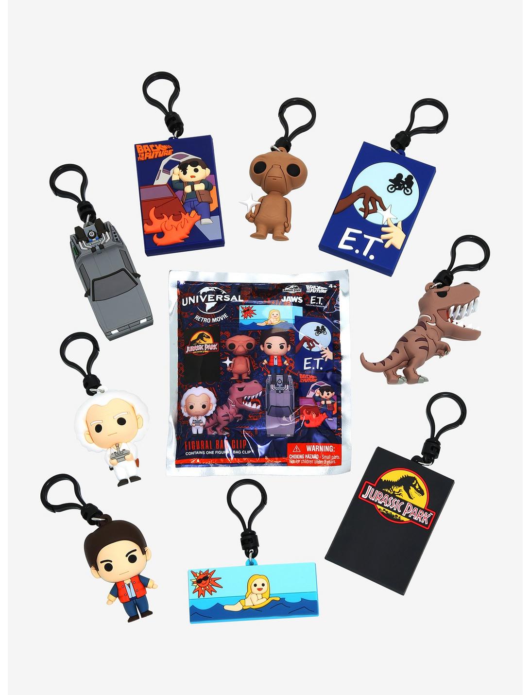 Universal Studios Retro Movie "Taschenanhänger" 3D Figural Bag Clip Schlüsselanhänger - End of Toys Store