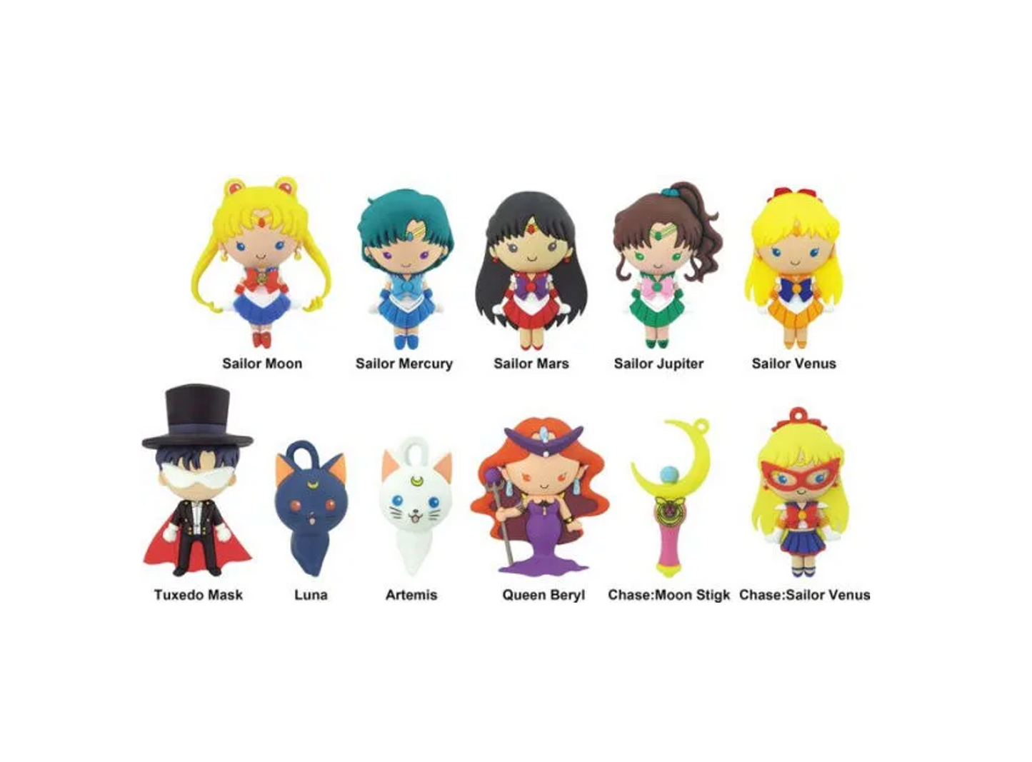 Sailor Moon "Taschenanhänger" 3D Figural Bag Clip Schlüsselanhänger (Monogram)