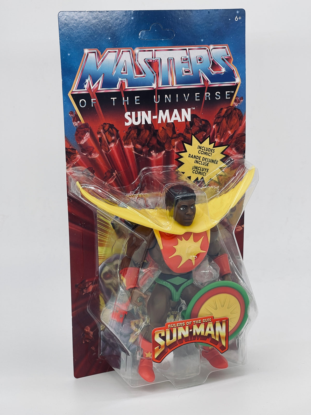 Masters of the Universe Origins - SUN MAN - Wave 8 unpunched MOTU (Mattel) - End of Toys Store