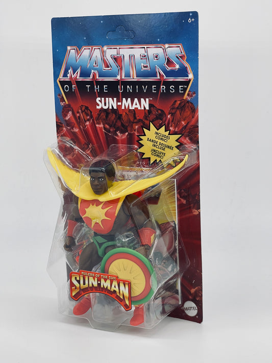 Masters of the Universe Origins - SUN MAN - Wave 8 unpunched MOTU (Mattel)