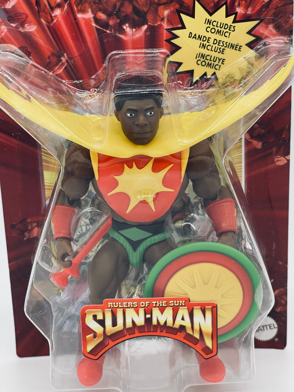 Masters of the Universe Origins - SUN MAN - Wave 8 unpunched MOTU (Mattel) - End of Toys Store