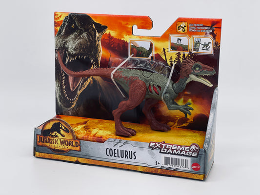 Jurassic World Dominion Coelurus - Extreme Damage Doppelseitiger Schaden